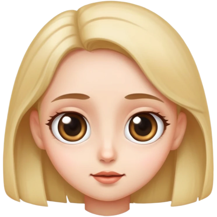 big eye love  emoji