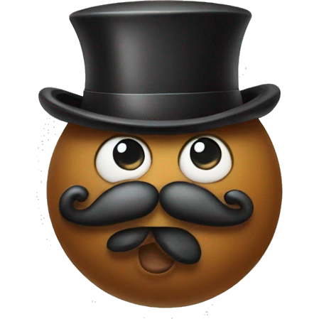 Poo with a monocle  emoji