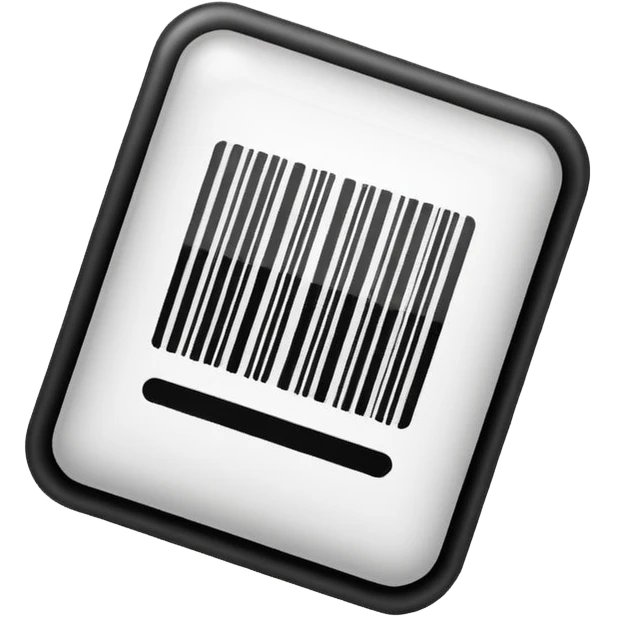 Barcode label emoji