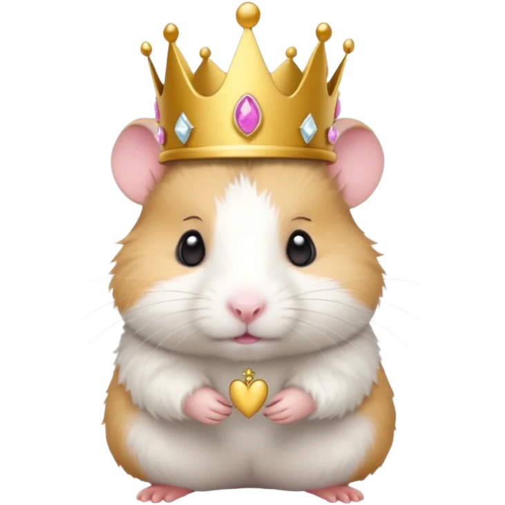 princess hamster emoji
