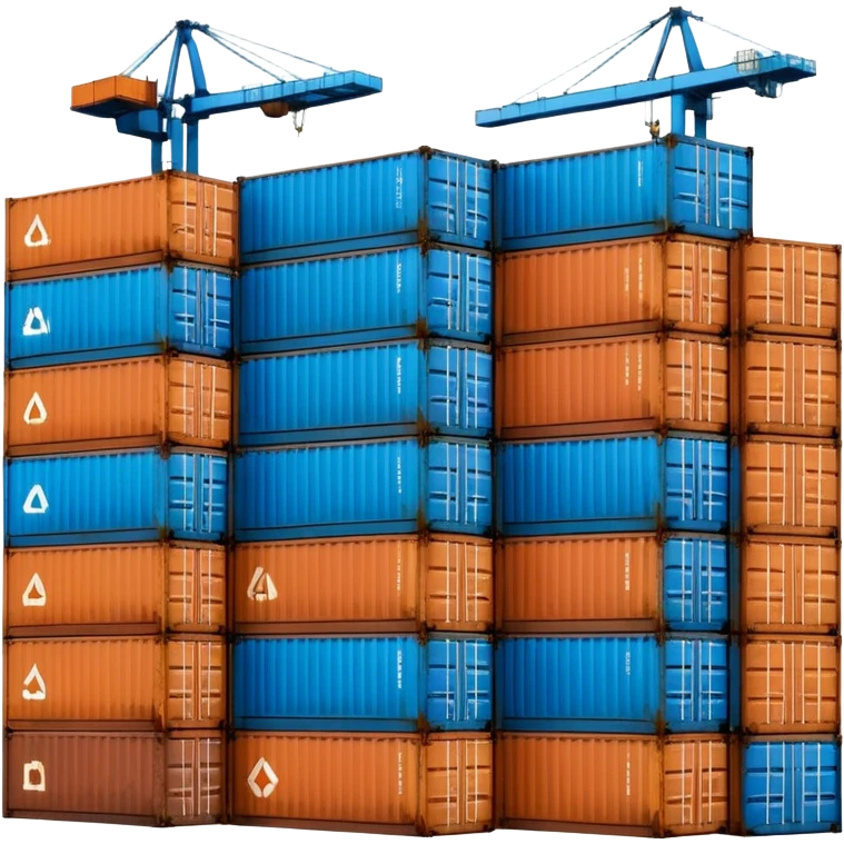 Sea Port area, containers emoji