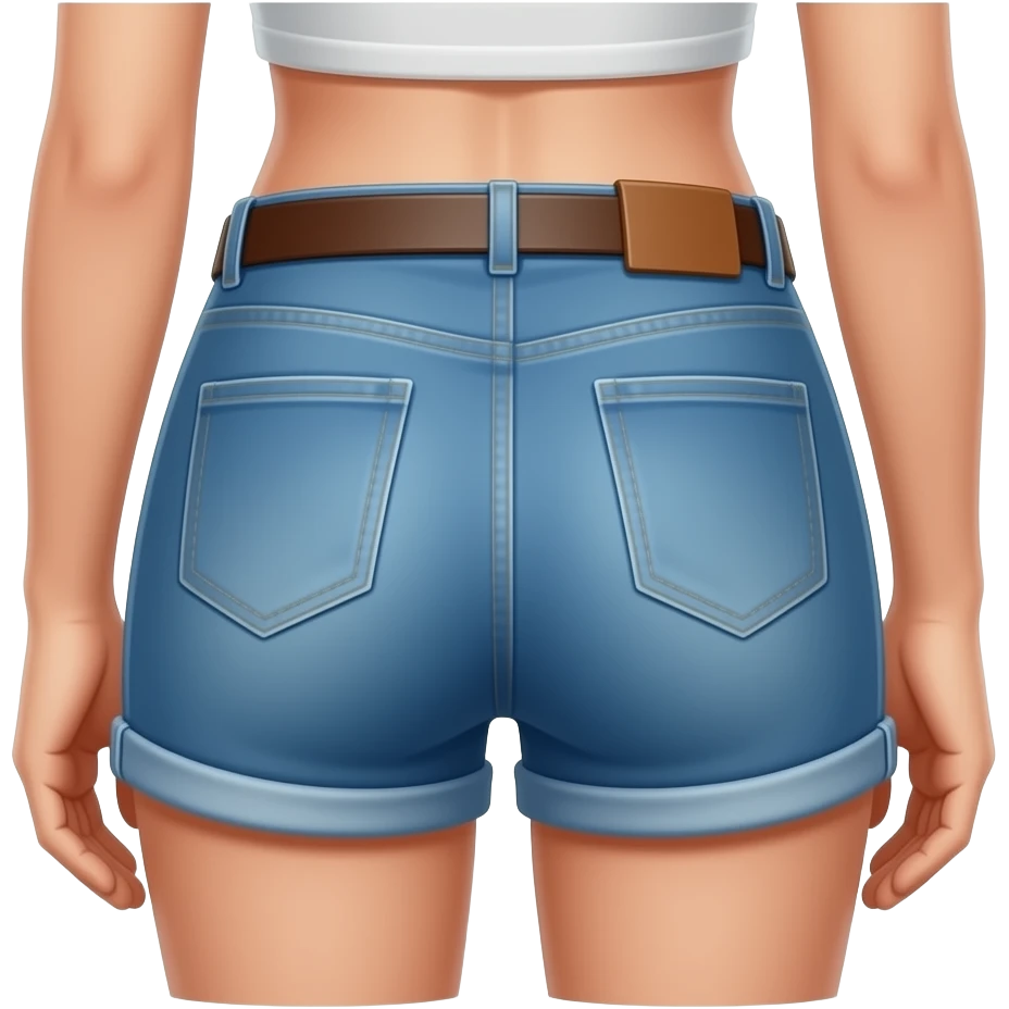 Belt to booty emoji