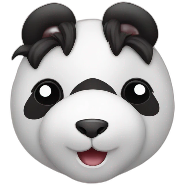Panda hi emoji