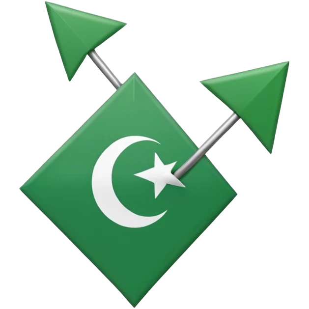 Pti flag emoji arrow one politics emoji