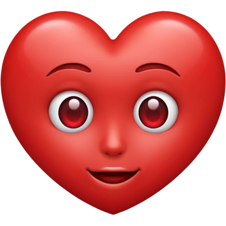 Heart face emoji