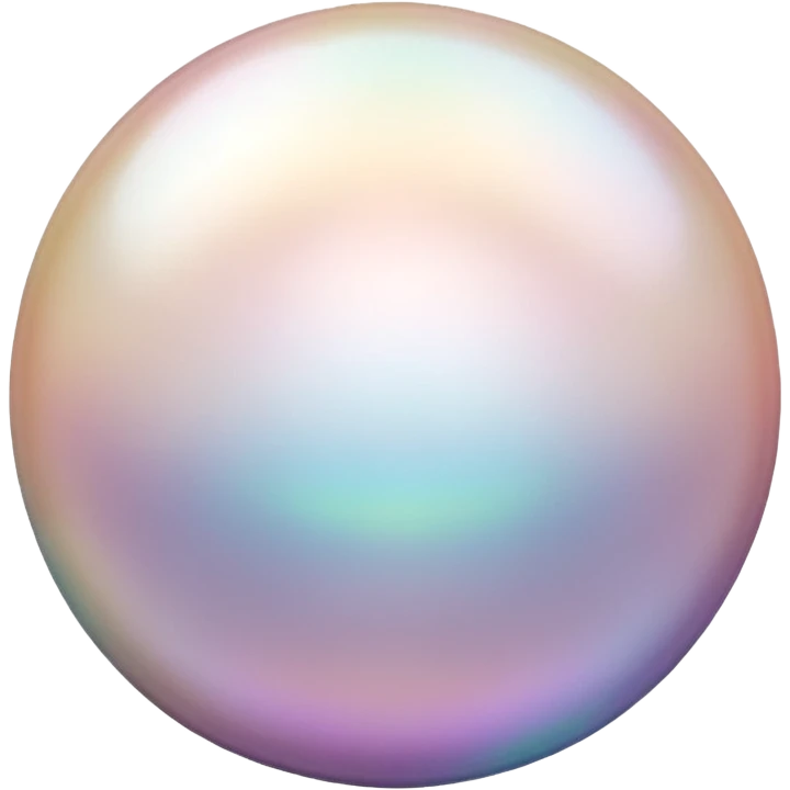 a pearl emoji