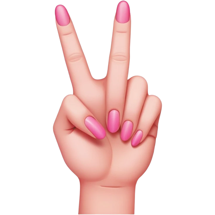 Pink middle finger  emoji