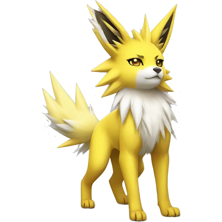 Jolteon-Renamon full body emoji