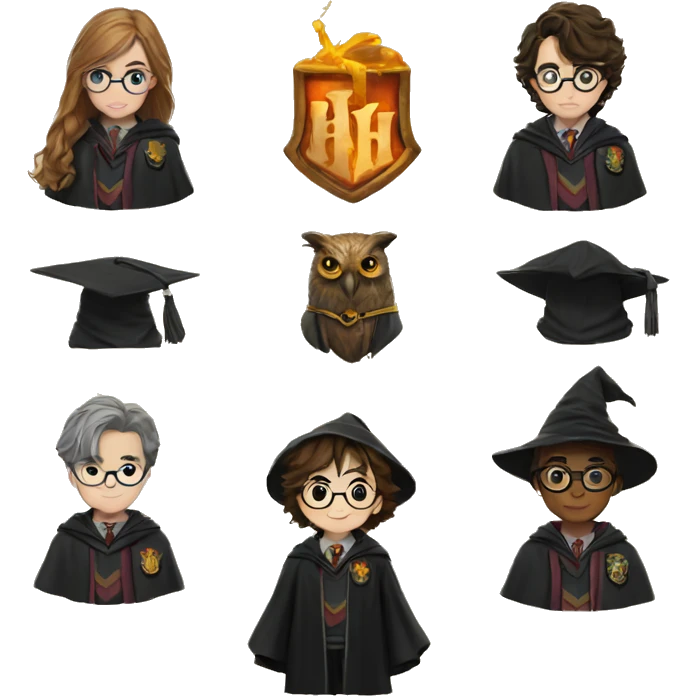 Harry Potter hogwarts emoji