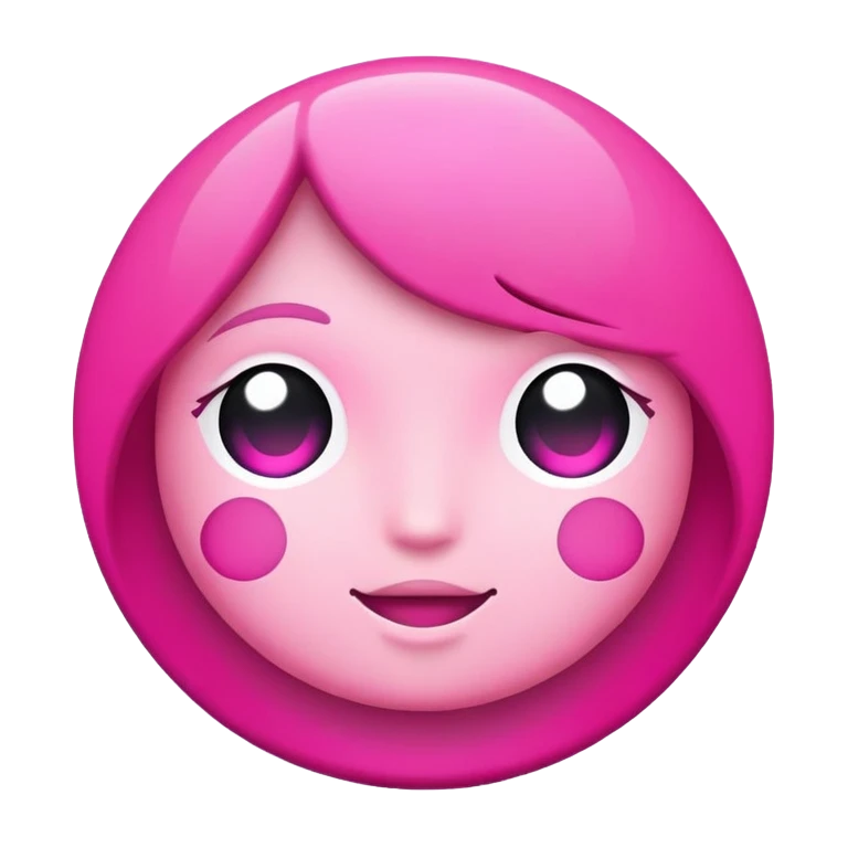 Pink emoji