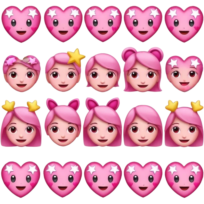 Cute girly emojis emoji