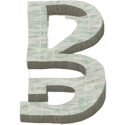 Money letter b emoji
