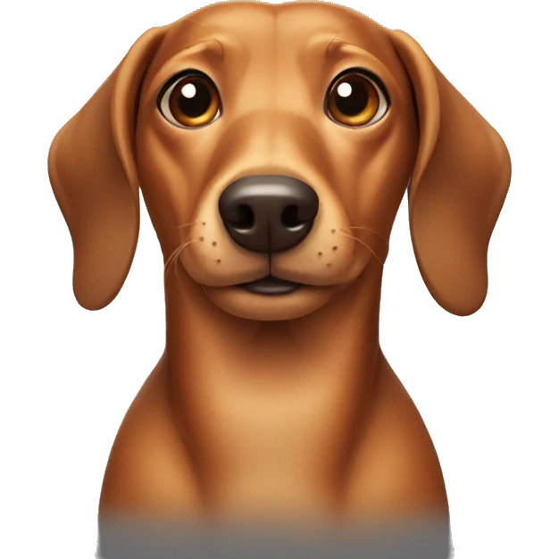 Weiner dog emoji