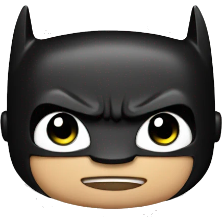 Cute batman emoji