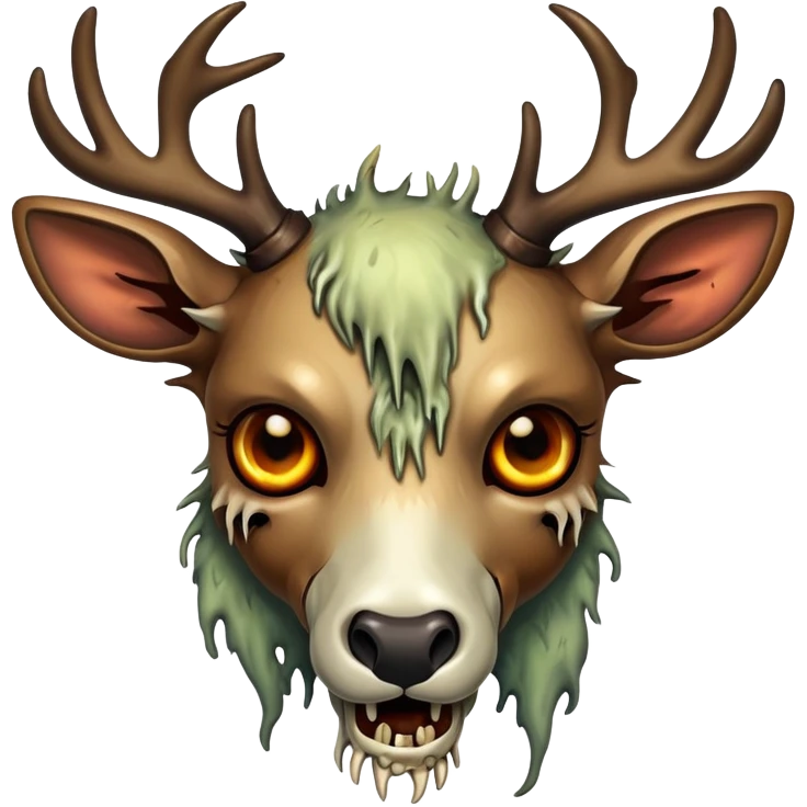 zombie deer emoji