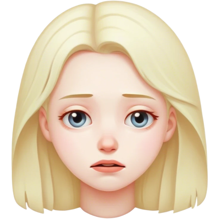 Tired girl emoji