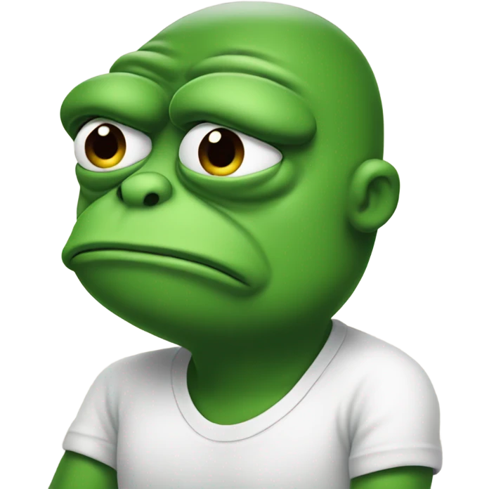 Depressed Pepe emoji