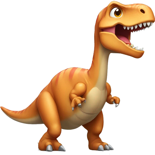 Dinosaur with muscles  emoji
