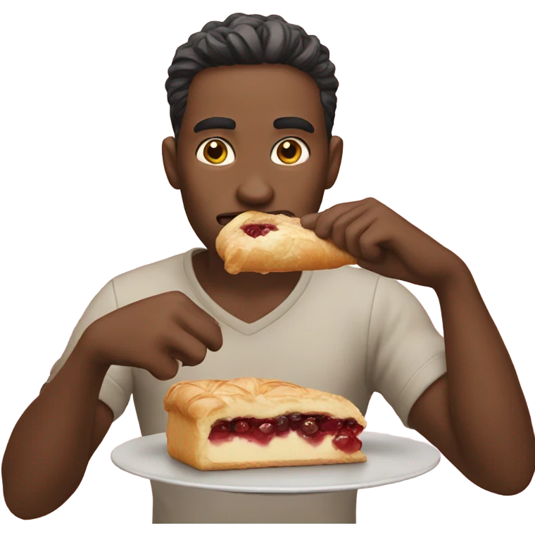 You eating pastry emoji