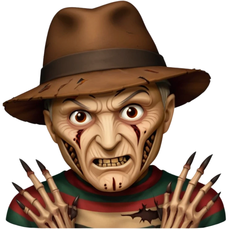 glitter claw freddy krueger emoji