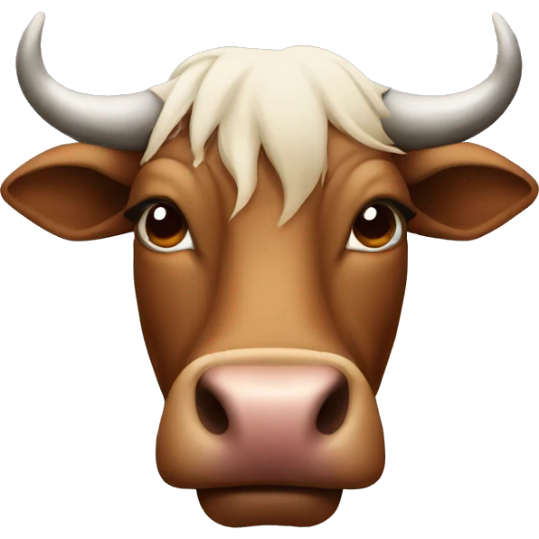 Bull with nose ring  emoji