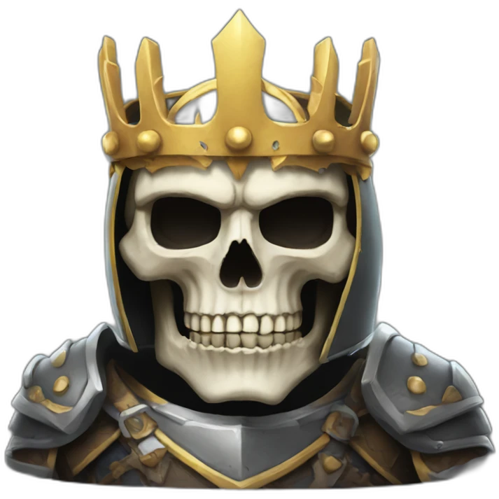 Skull knight king emoji