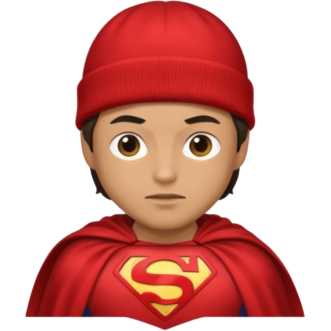 superhero with bannie emoji
