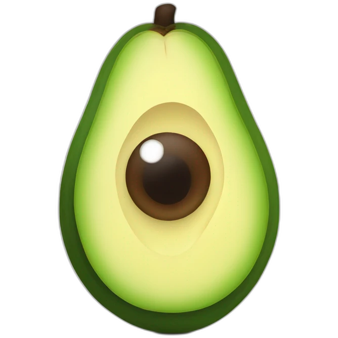 Avocado mit Augen emoji