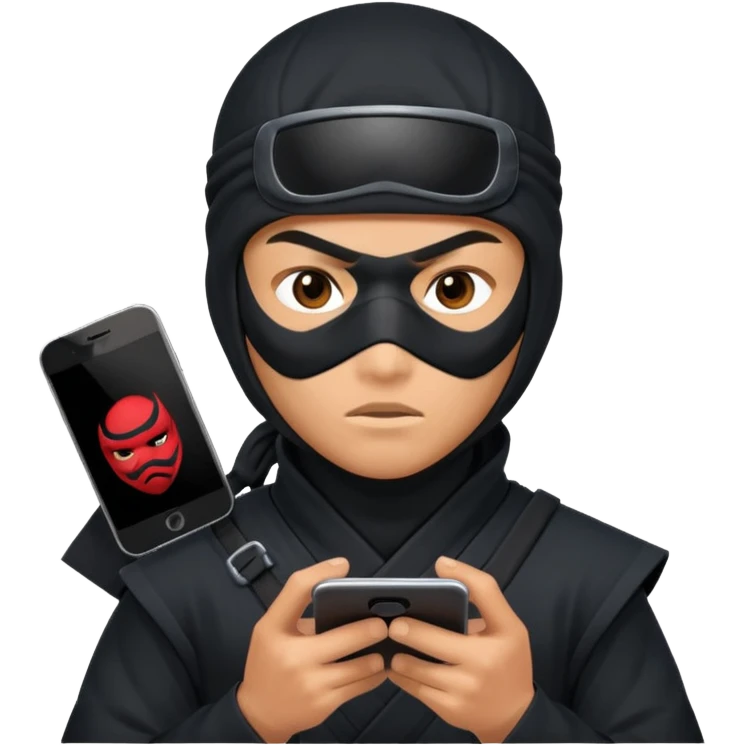 Social media ninja emoji