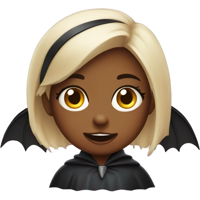 Eyeroll bat girl emoji