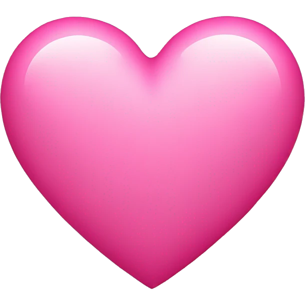 Pink heart  emoji