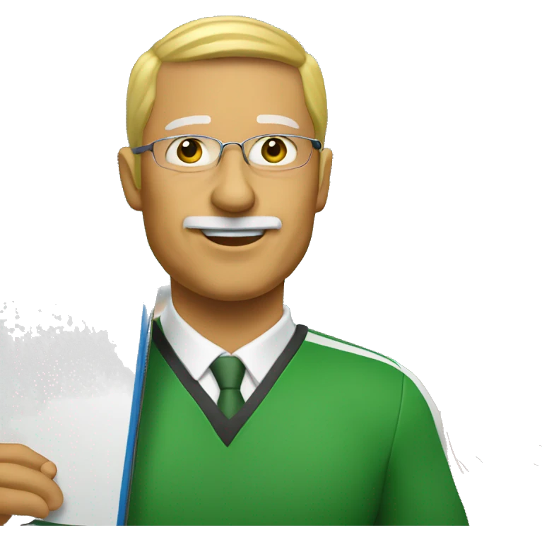 coach with clipboard emoji