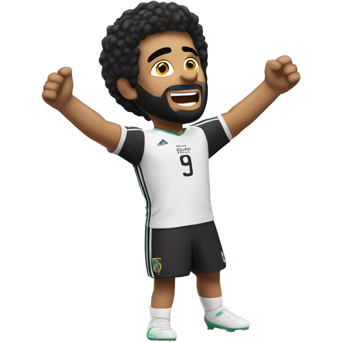 Salah shooting arrow celebration  emoji