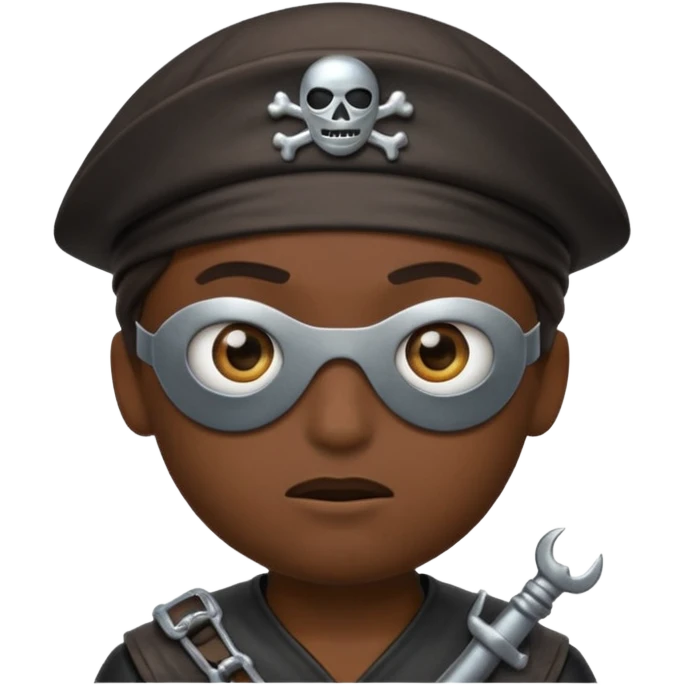 animated emoji for a player called prophet of doom I Dont Know shruging emote needs to be white male space pirate themed and dark emoji