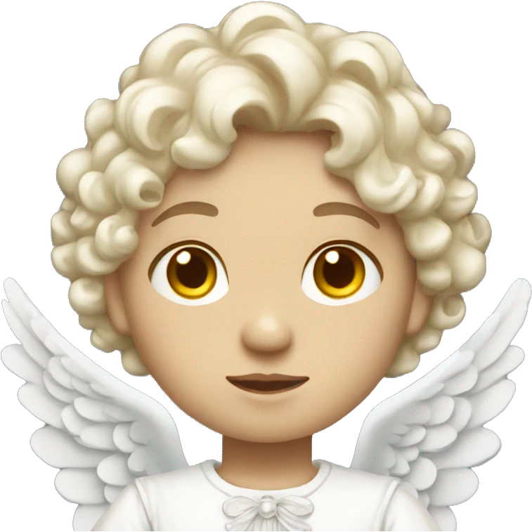 white Victorian Angel emoji