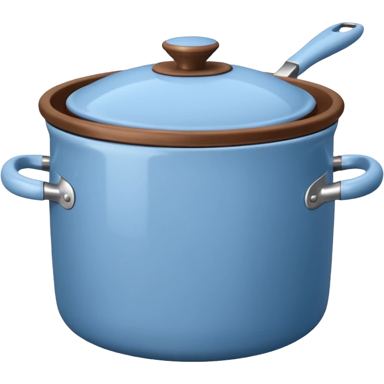 cooking pot powder blue   emoji