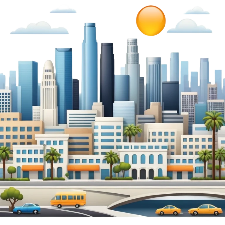 Los Angeles city skyline emoji