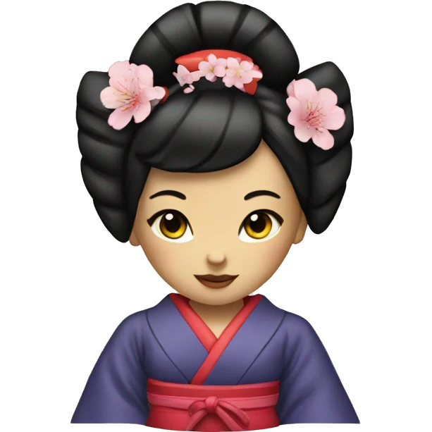 Geisha girl emoji