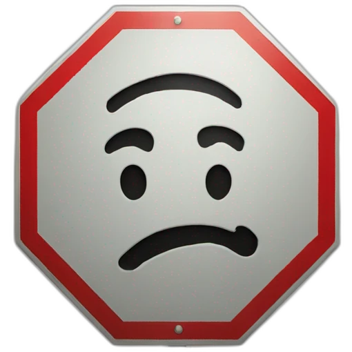 Stop sign emoji