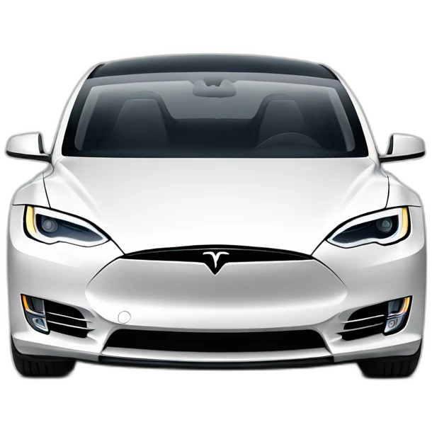 Tesla car charge emoji