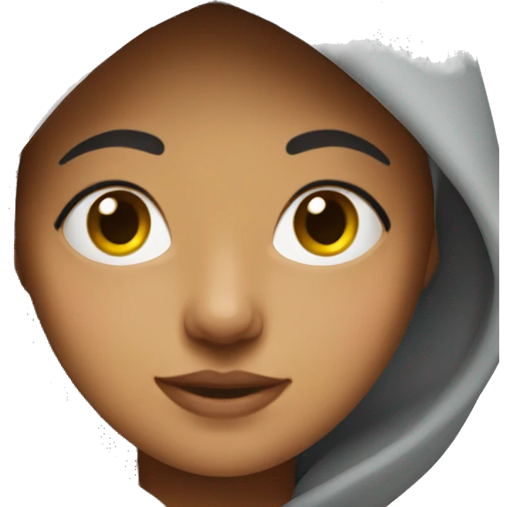 girl wearing hoodie emoji
