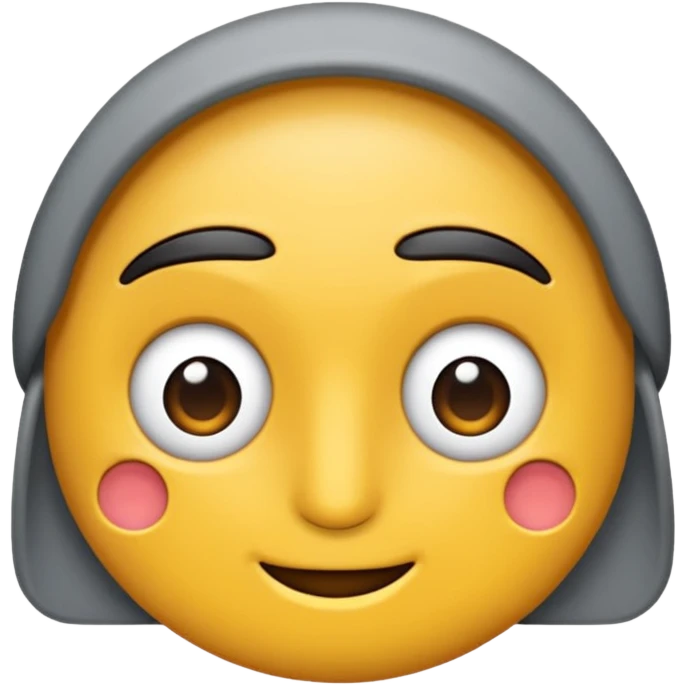 Kızgın uzaylı gri emoji