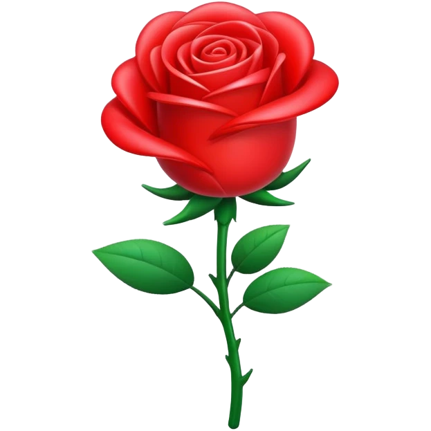 Rose toy emoji