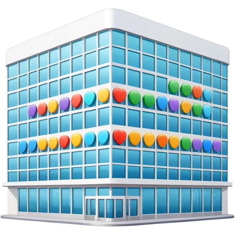 large shopping mall building emoji