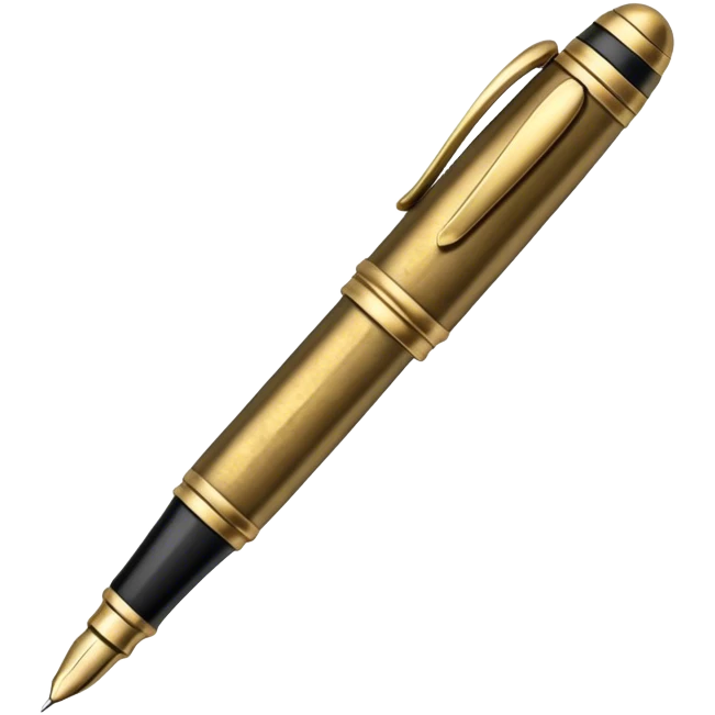 Vintage pen emoji