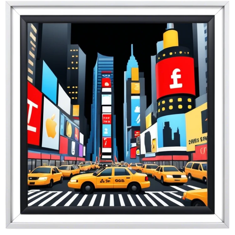 Times Square  emoji