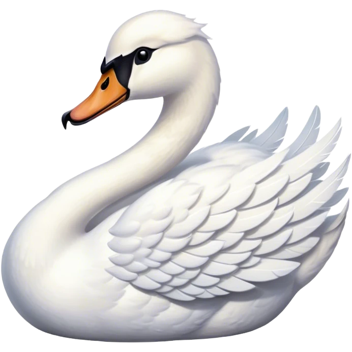 Tow swan emoji