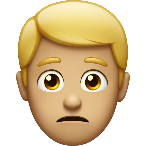 sad face emoji