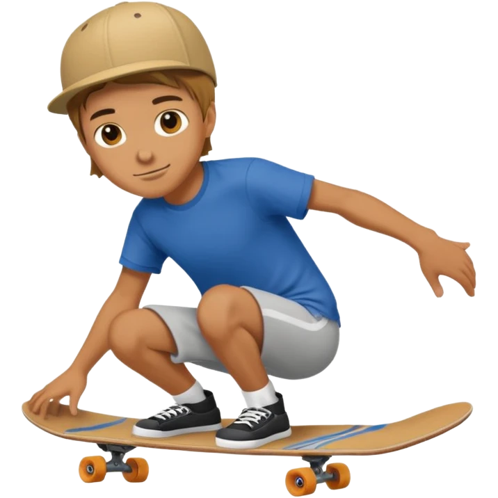Skateboarder profileshot emoji