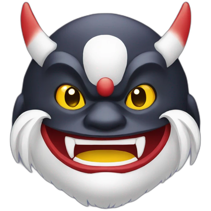 tengu mask smile emoji